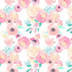 Spring Prints Flutter Sleeve Peplums