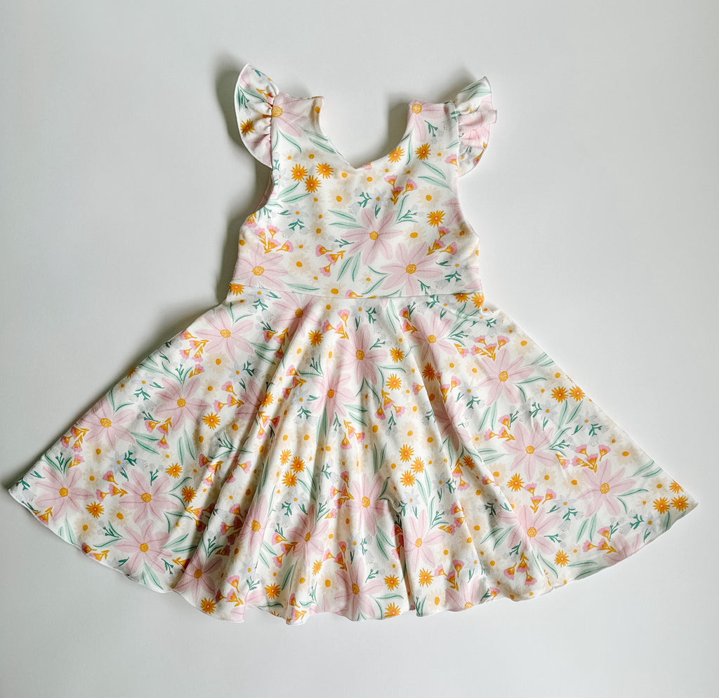 Summer Floral Twirl Dress