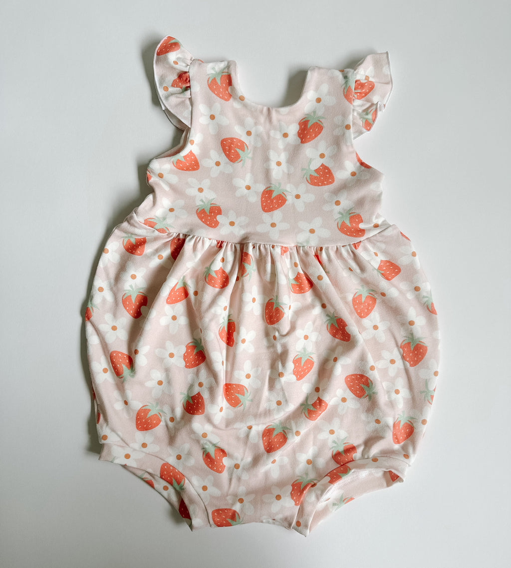 Strawberry Romper Size 3