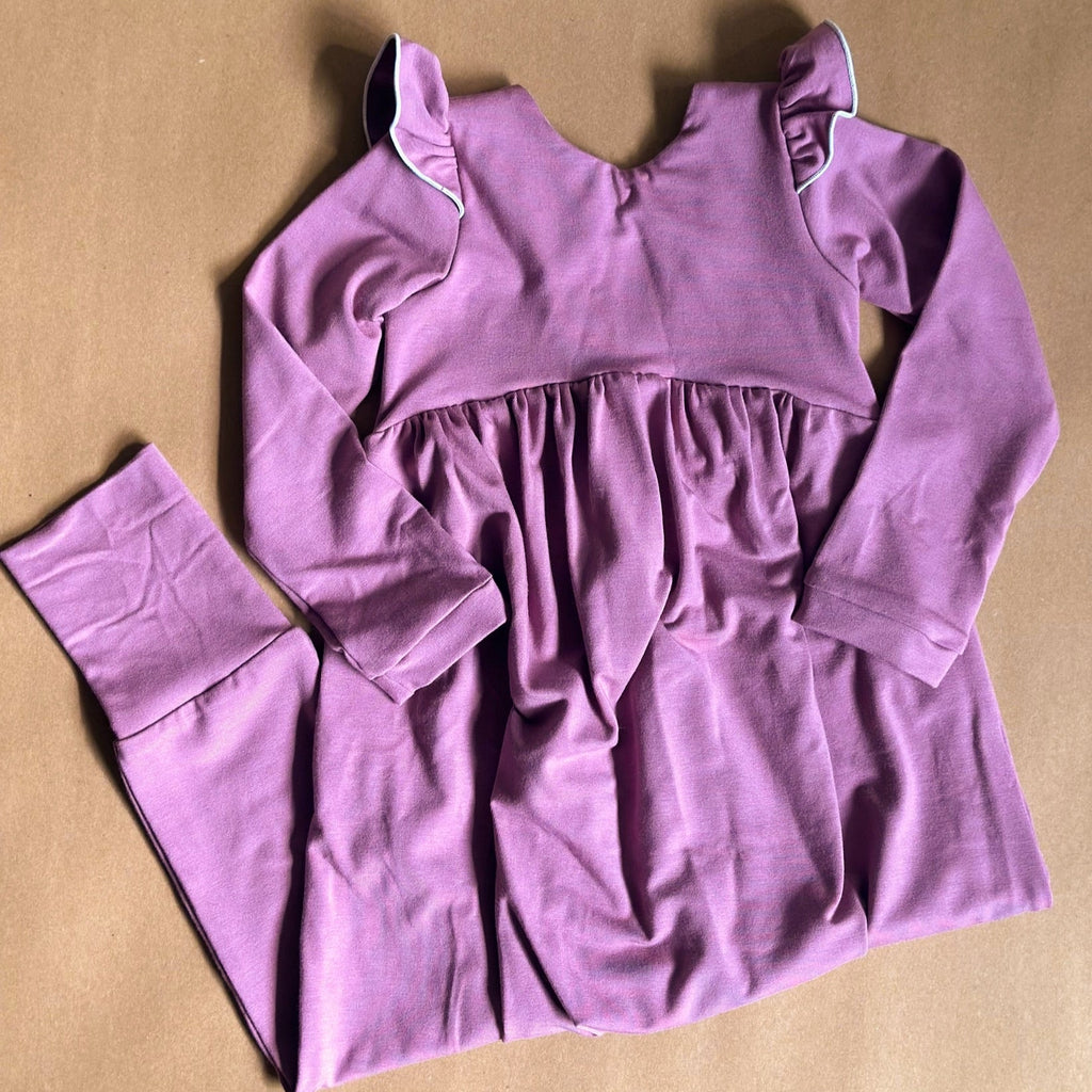 Fall Solids Flutter Romper