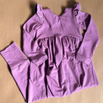 Fall Solids Flutter Romper