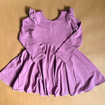 Fall Solids Flutter Twirl Dress