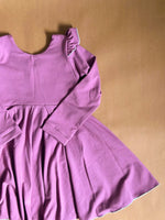 Fall Solids Flutter Twirl Dress