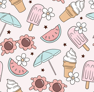 Summer Prints Bike Shorts