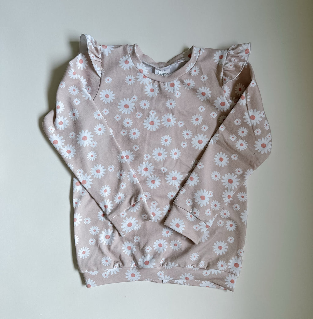 Daisy Muted Pink Crew