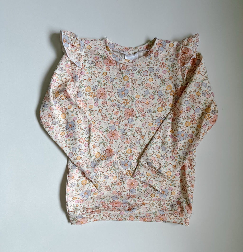 Dainty Floral Crew Size 5