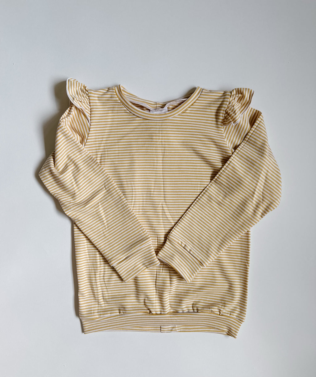 Mustard Stripe Crew