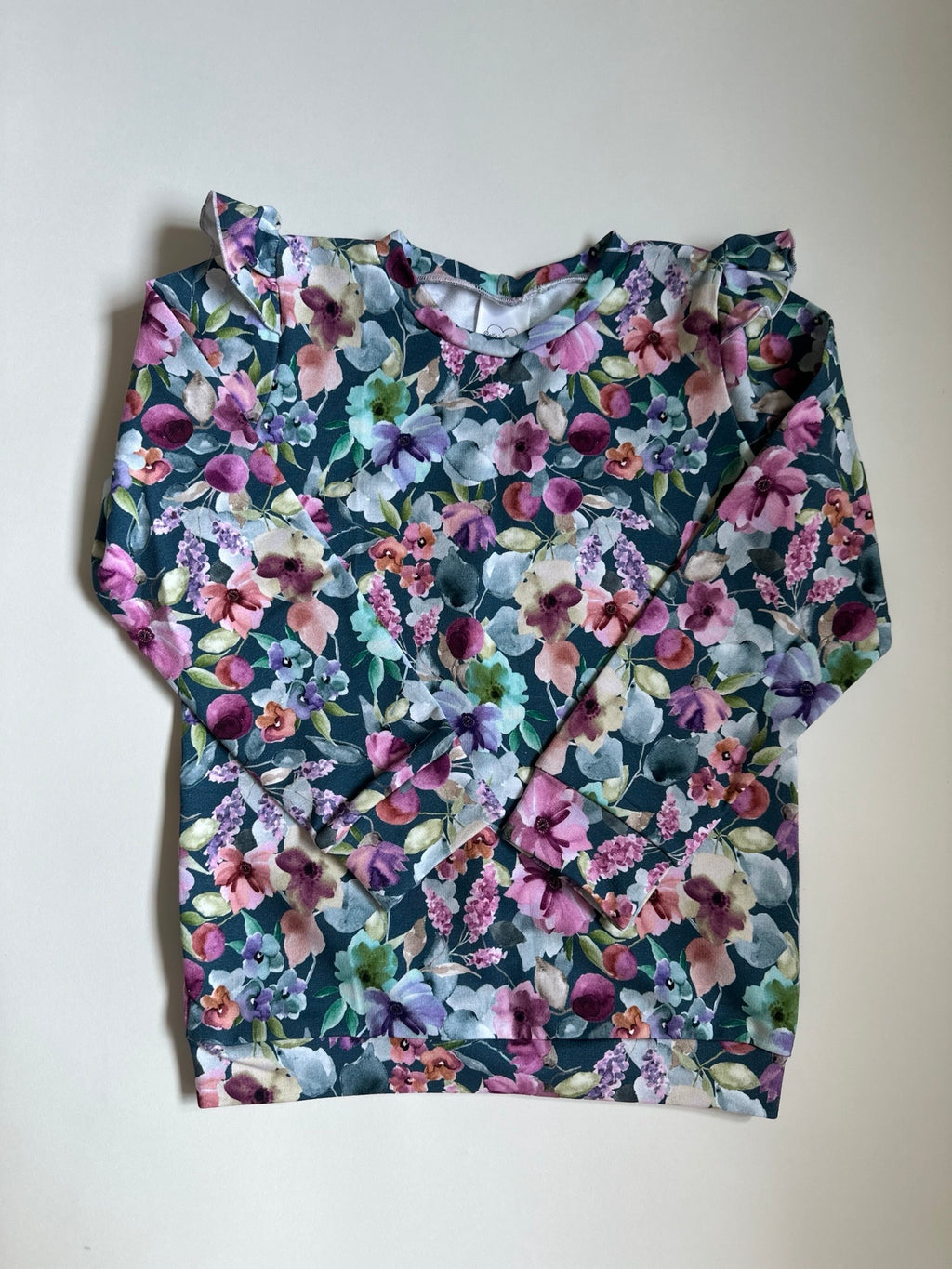 Dark Floral Crew