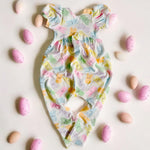 Easter Puff Sleeve Romper