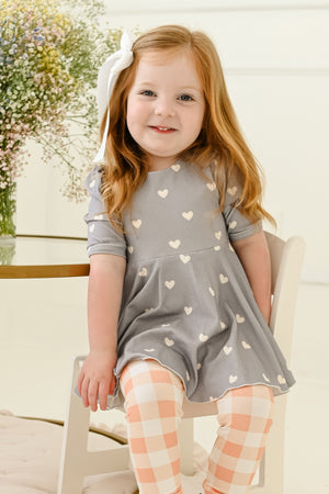 Back 2 School Puff Sleeve Peplum