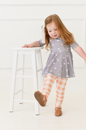 Back 2 School Puff Sleeve Peplum