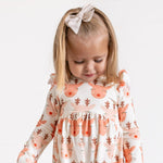 Christmas in July flutter  Sleeve Romper