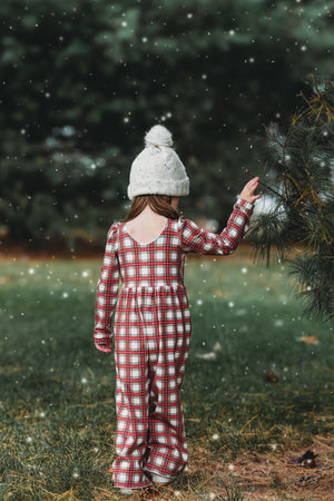 Christmas Prints Puff Sleeve Jumper