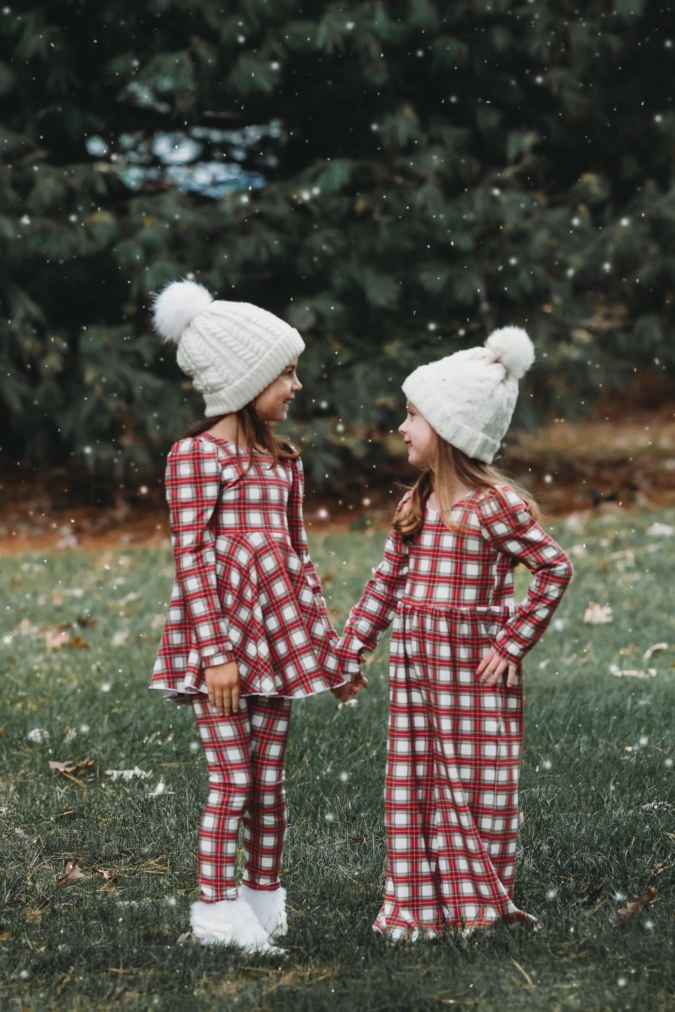 Christmas Prints Puff Sleeve Jumper