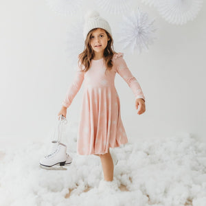 Christmas Print Twirl Dress