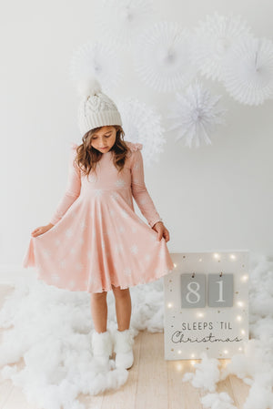 Christmas Print Twirl Dress