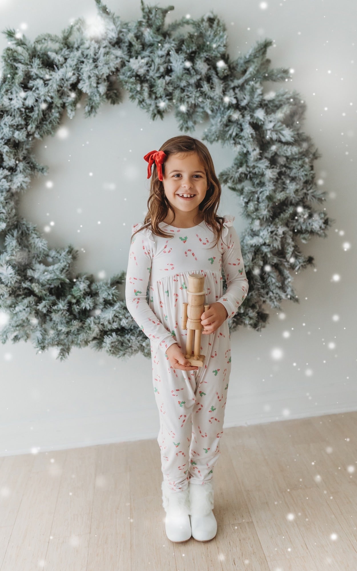 Christmas Print Romper