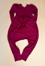 Christmas Solids Puff Sleeve Romper