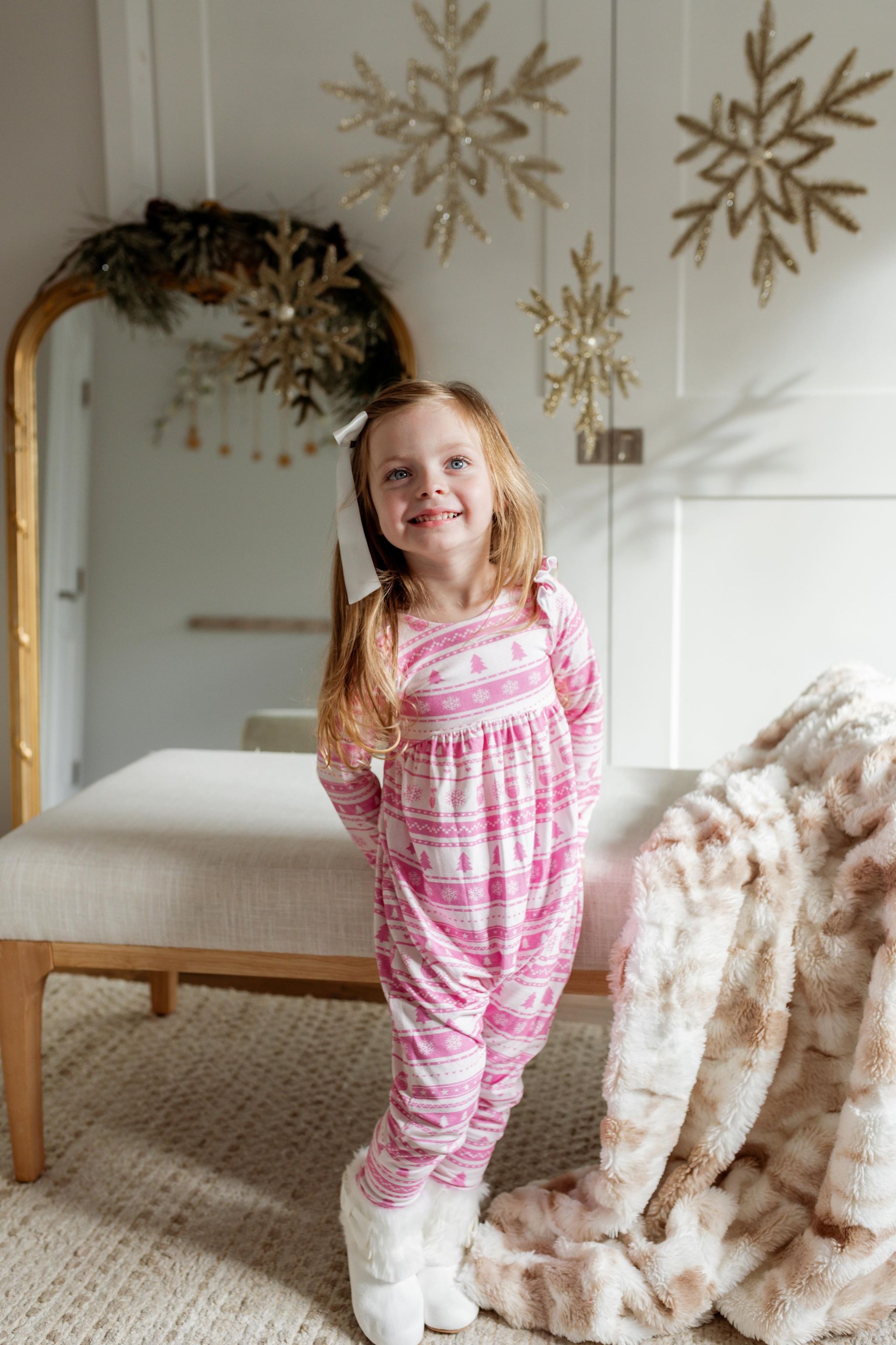 Christmas Print Romper