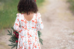 Christmas in July Flutter Sleeve Twirl Dress