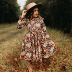 Halloween Prints Flutter Sleeve Twirl Dress