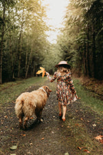 Halloween Prints Flutter Sleeve Twirl Dress