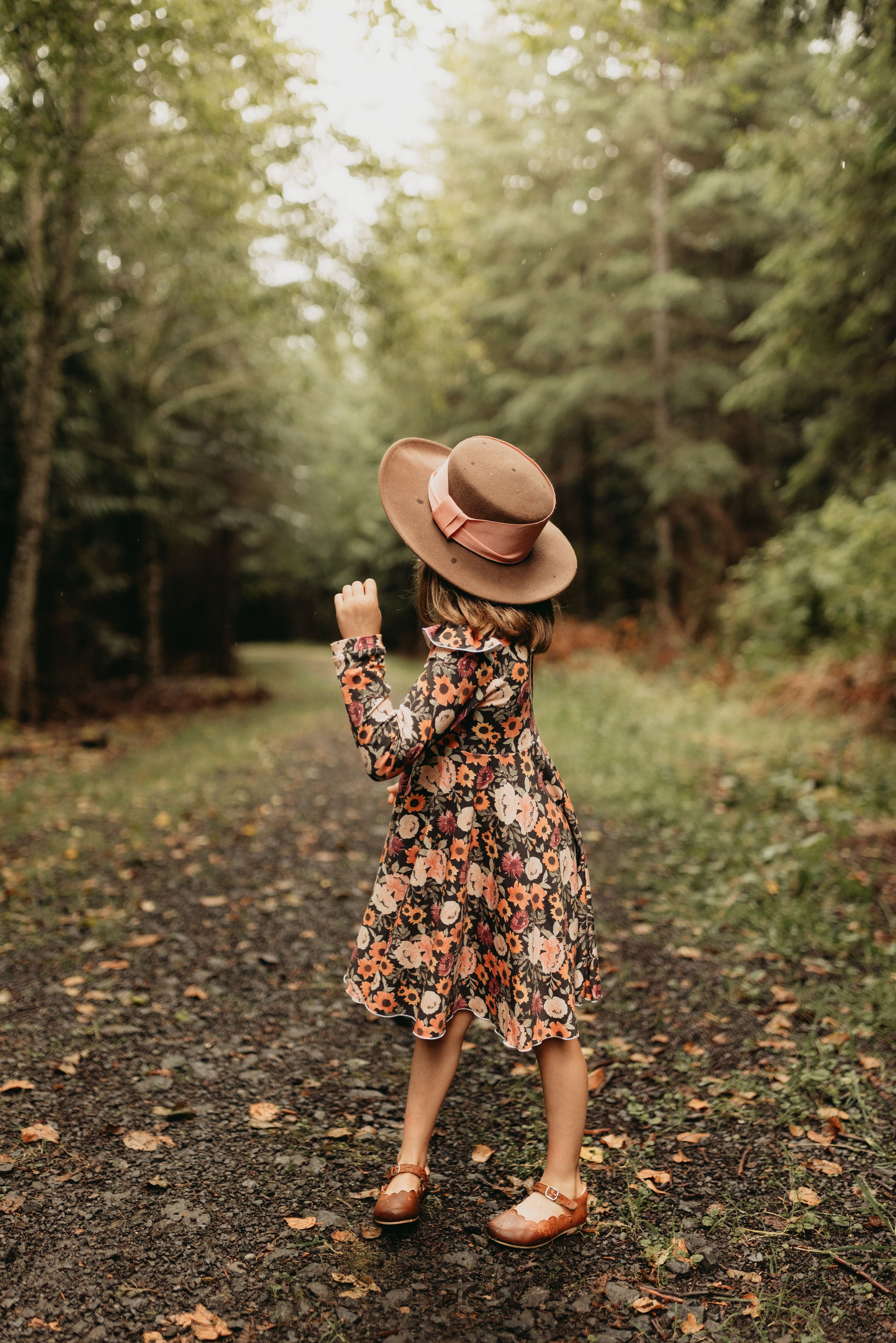 Halloween Prints Flutter Sleeve Twirl Dress