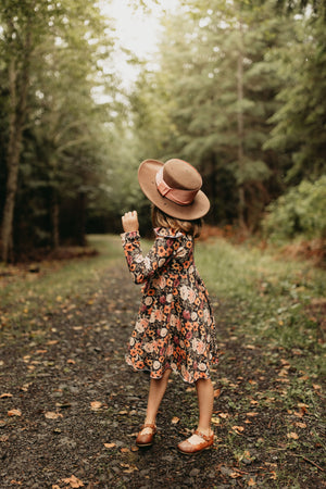 Halloween Prints Flutter Sleeve Twirl Dress