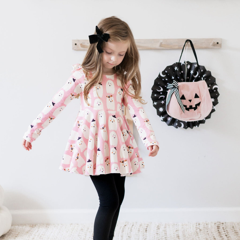 Halloween Prints Flutter Sleeve Peplum