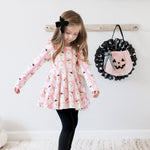 Halloween Prints Flutter Sleeve Peplum