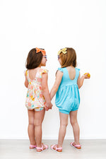 Spring Prints Flutter Shorts Romper