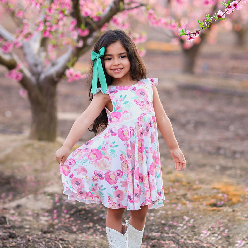 Spring Prints Flutter Twirl Dress