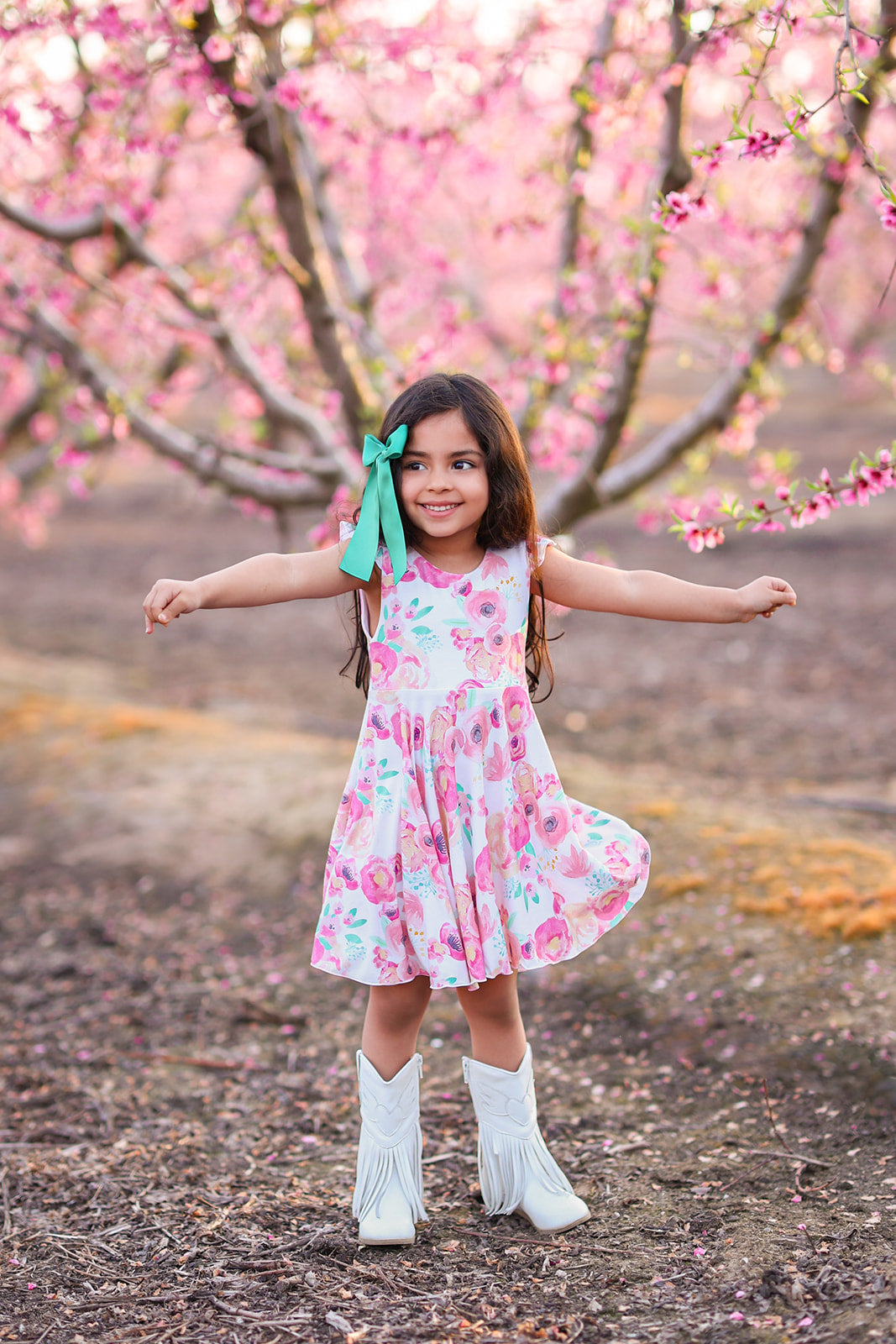 Spring Prints Flutter Twirl Dress