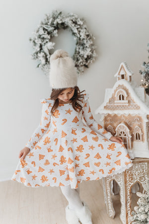 Holiday Flutter Twirl Dress