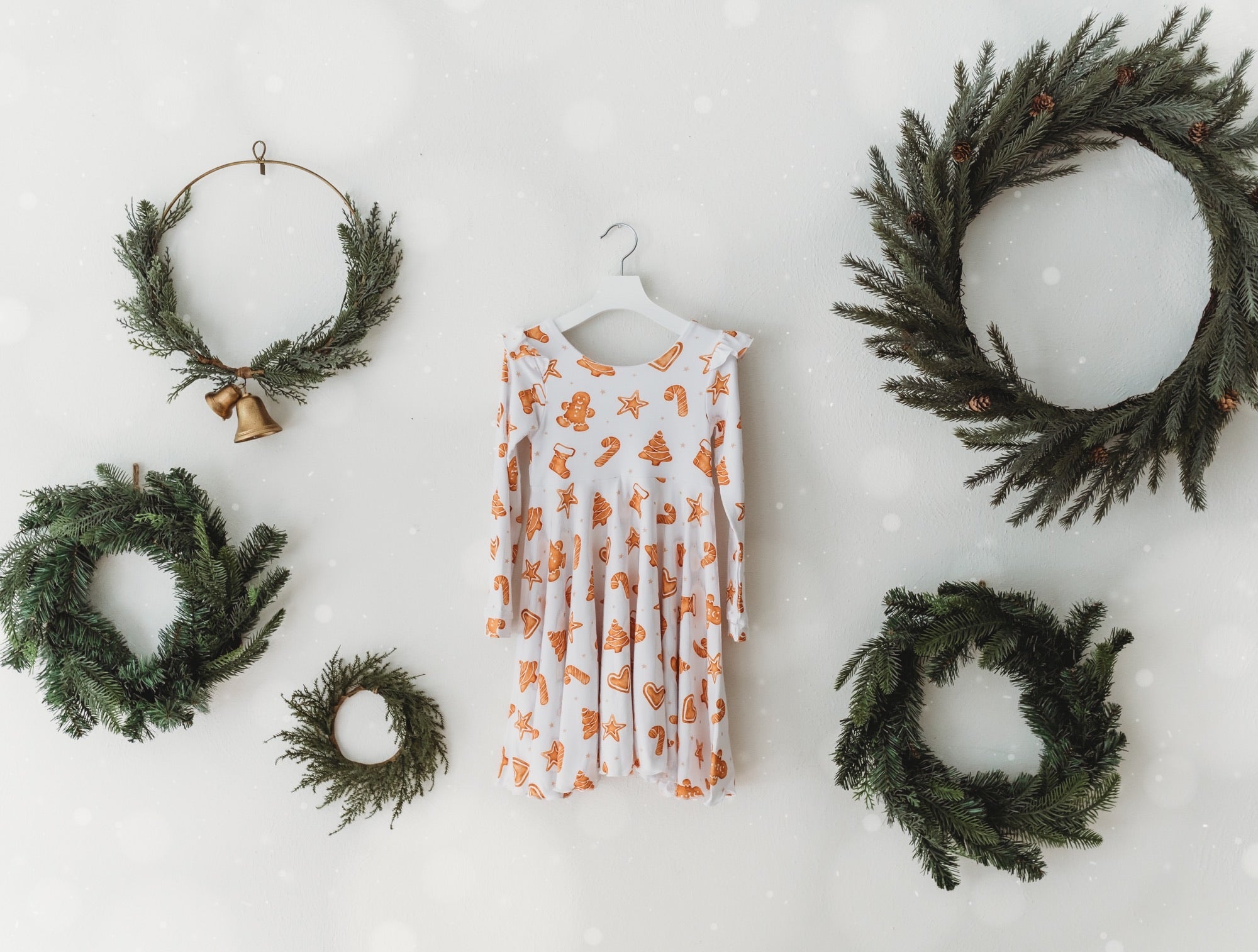 Holiday Flutter Twirl Dress