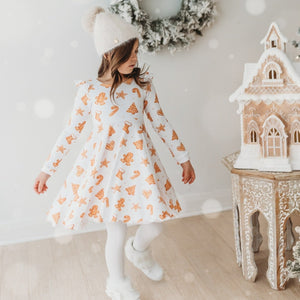 Holiday Flutter Twirl Dress