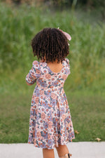 Back 2 School Puff Sleeve Twirl Dress