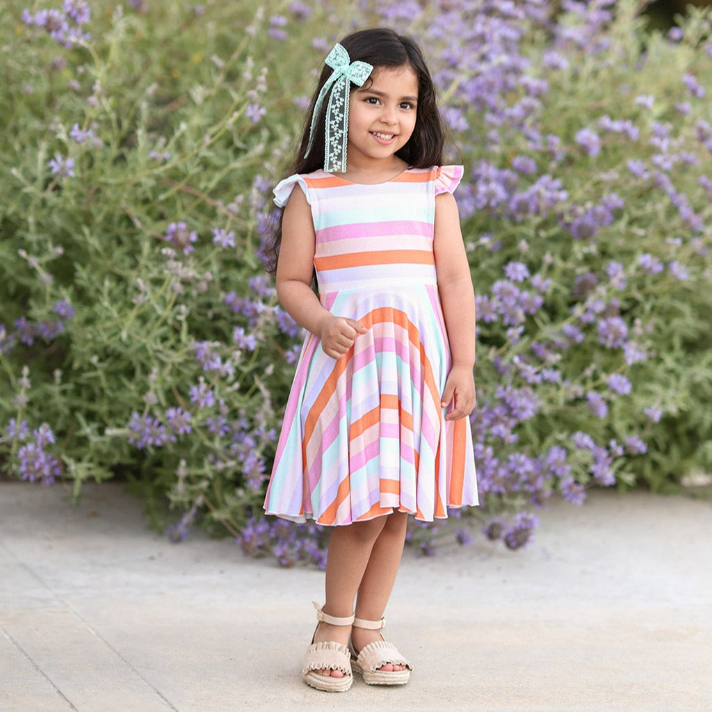 Summer Prints Flutter Twirl Dress