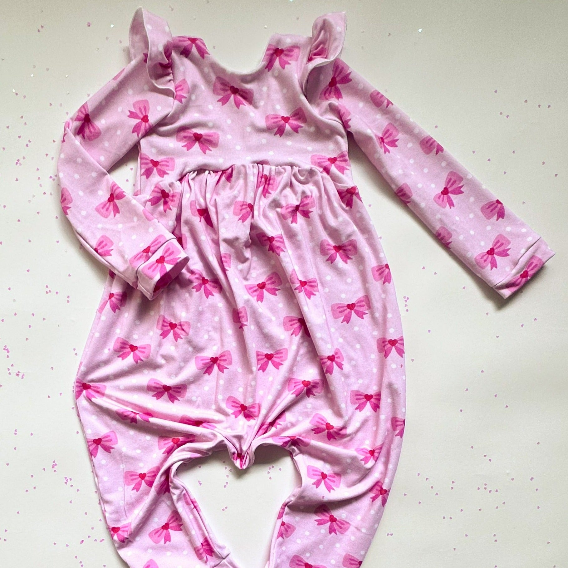 Valentine Flutter Romper