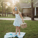 Dainty Blue Floral (3T dress only)