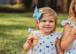 Dainty Blue Floral (3T dress only)