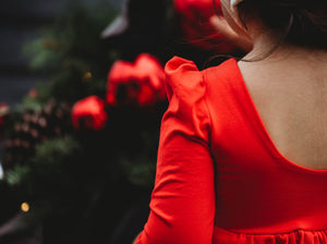 Holiday Puff Sleeve Dress and Romper