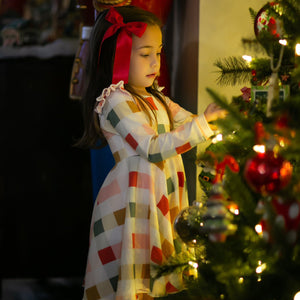 Joyful Gingham Twirl Dress