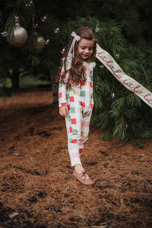Joyful Gingham Romper