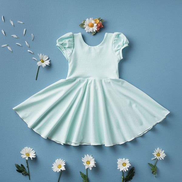 Summer Puff-Sleeve Twirl Dress 2.0