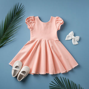Summer Puff-Sleeve Twirl Dress 2.0