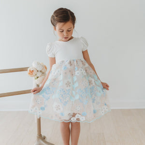 Fancy Spring Floral Tulle Dress