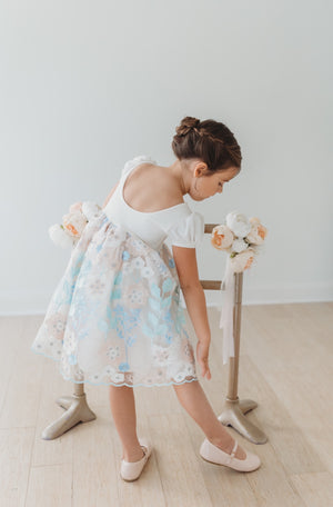 Fancy Spring Floral Tulle Dress
