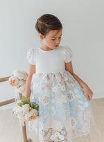 Fancy Spring Floral Tulle Dress