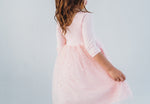 Pink Tulle Dress with Hearts